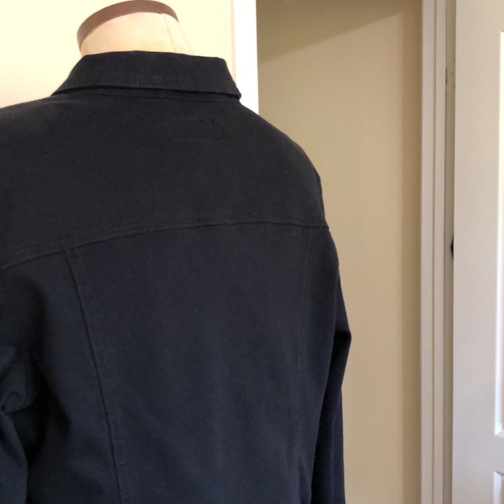 Time and Tru Black Jean Jacket - Picture 5 of 8